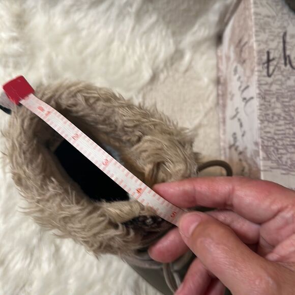 Khombu 7 KERI Green Taupe Short Winter Duck Booties - Picture 15 of 15